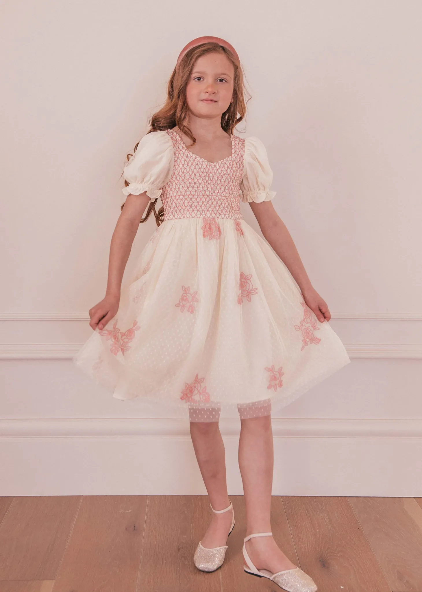 JessaKae Flower Girl Dresses*Aurora Girls Dress AntiqueIvory