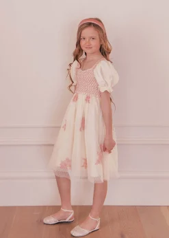 JessaKae Flower Girl Dresses*Aurora Girls Dress AntiqueIvory