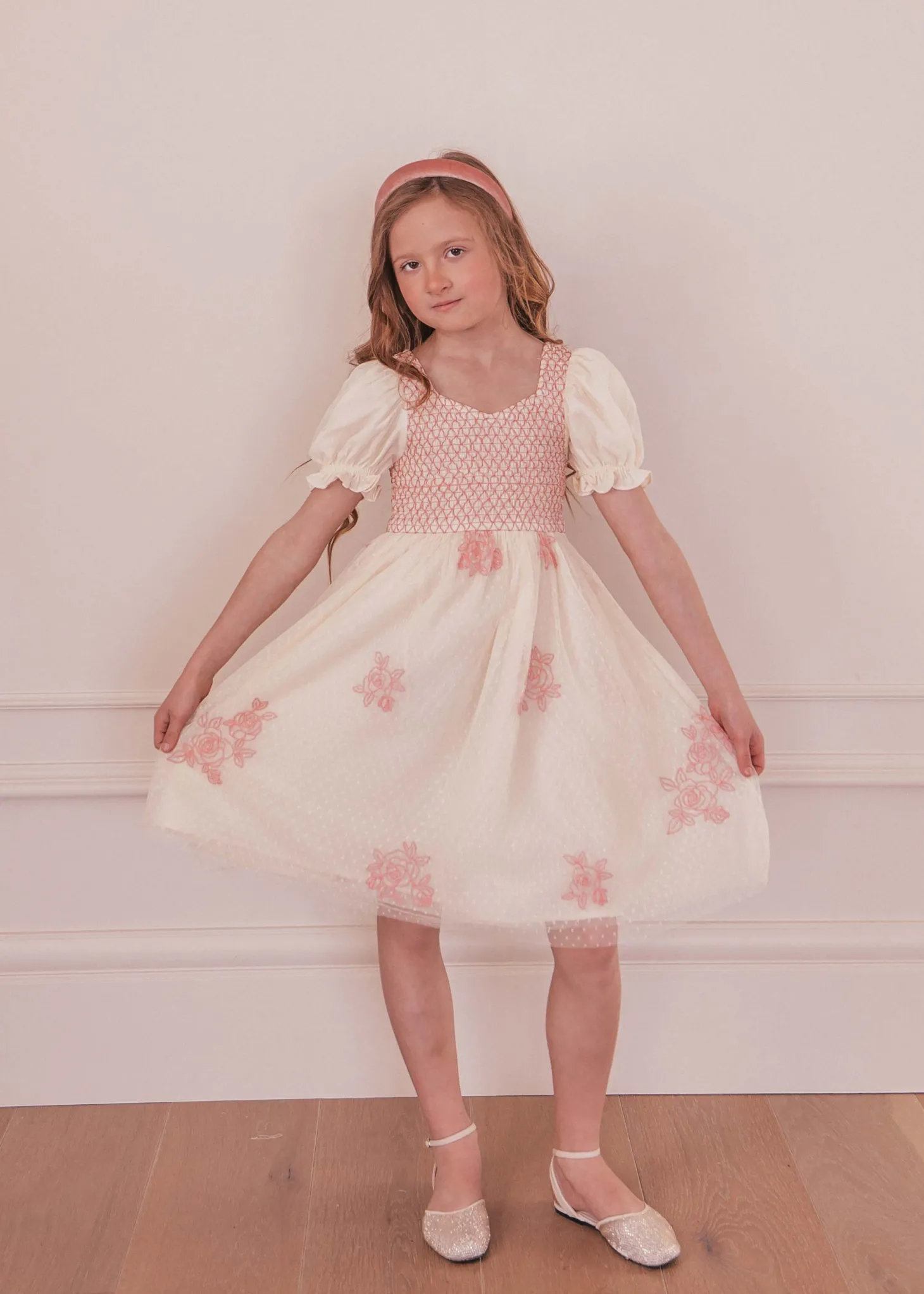 JessaKae Flower Girl Dresses*Aurora Girls Dress AntiqueIvory