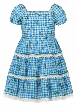 JessaKae Flower Girl Dresses*Blueberry Muffin Girls Dress BlueberryMuffin