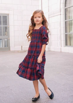 JessaKae Flower Girl Dresses*Brooks Girls Dress Navy