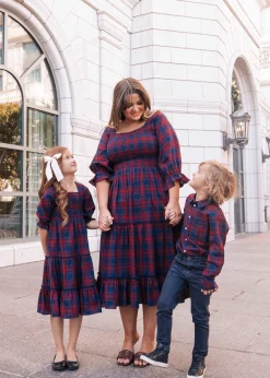 JessaKae Flower Girl Dresses*Brooks Girls Dress Navy
