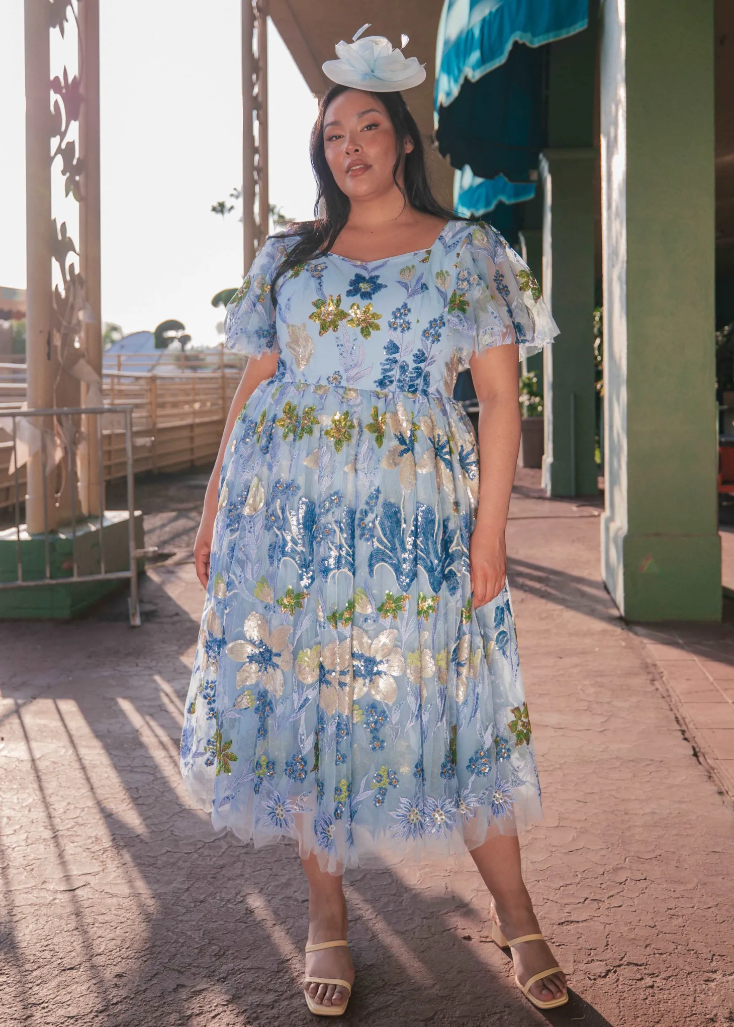 JessaKae Midi Dresses*Canterbury Dress CanterburyBlue