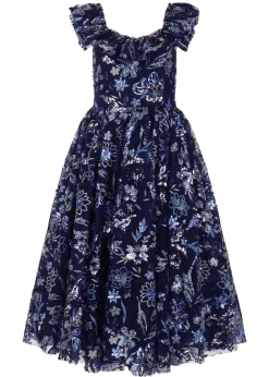 JessaKae Plaza Collection|Holiday Dresses*Chrissy Dress MidnightMeadow