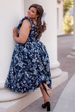 JessaKae Plaza Collection|Holiday Dresses*Chrissy Dress MidnightMeadow