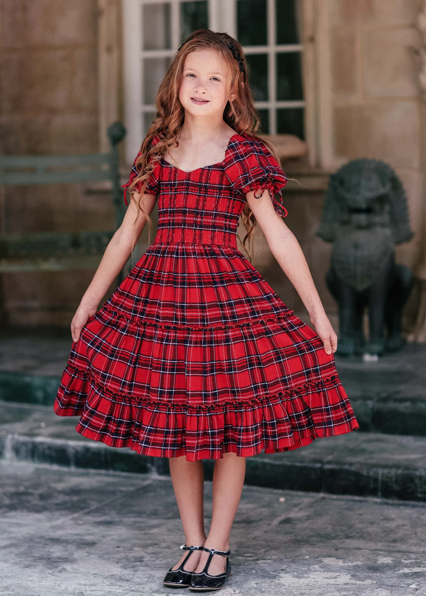 JessaKae Flower Girl Dresses*Clara Girls Dress Red