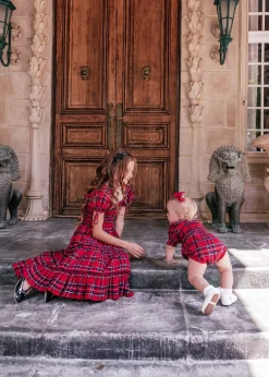 JessaKae Flower Girl Dresses*Clara Girls Dress Red
