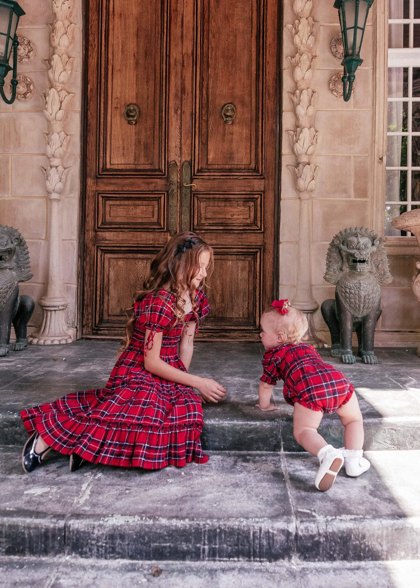 JessaKae Flower Girl Dresses*Clara Girls Dress Red