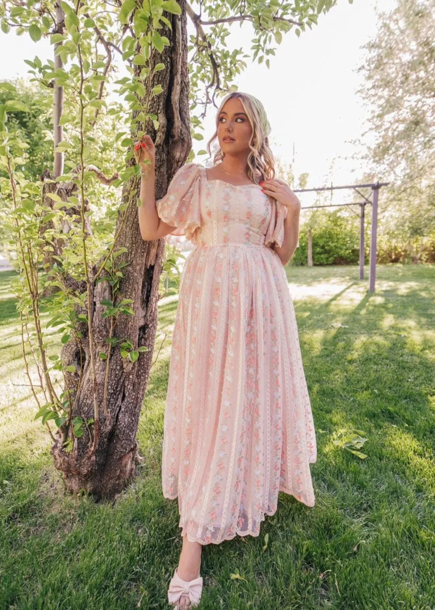 JessaKae Customer Favorites|Best Sellers*Colette Dress BlushElegance