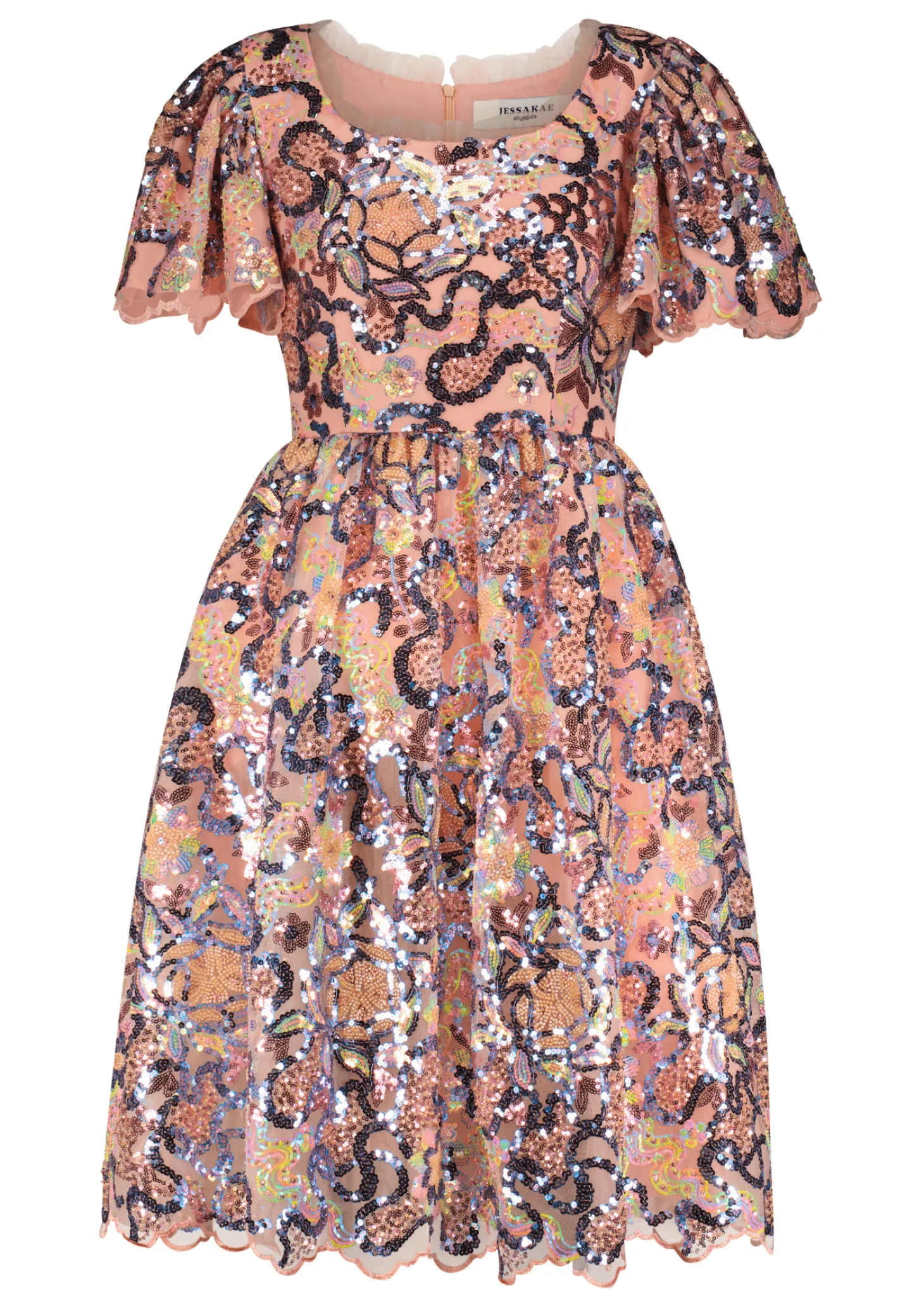 JessaKae Mini Dresses*Decadence Dress Peach