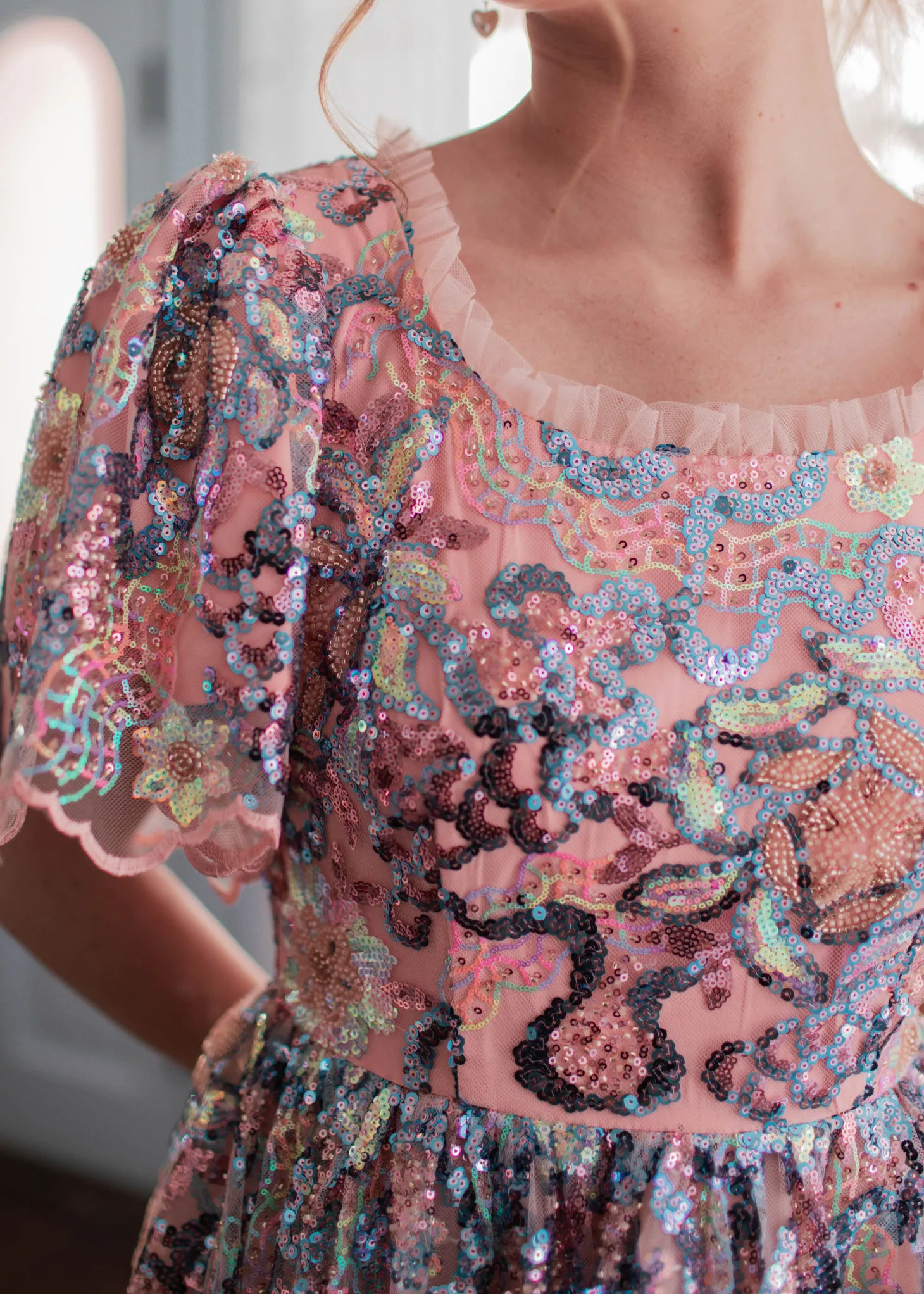 JessaKae Mini Dresses*Decadence Dress Peach