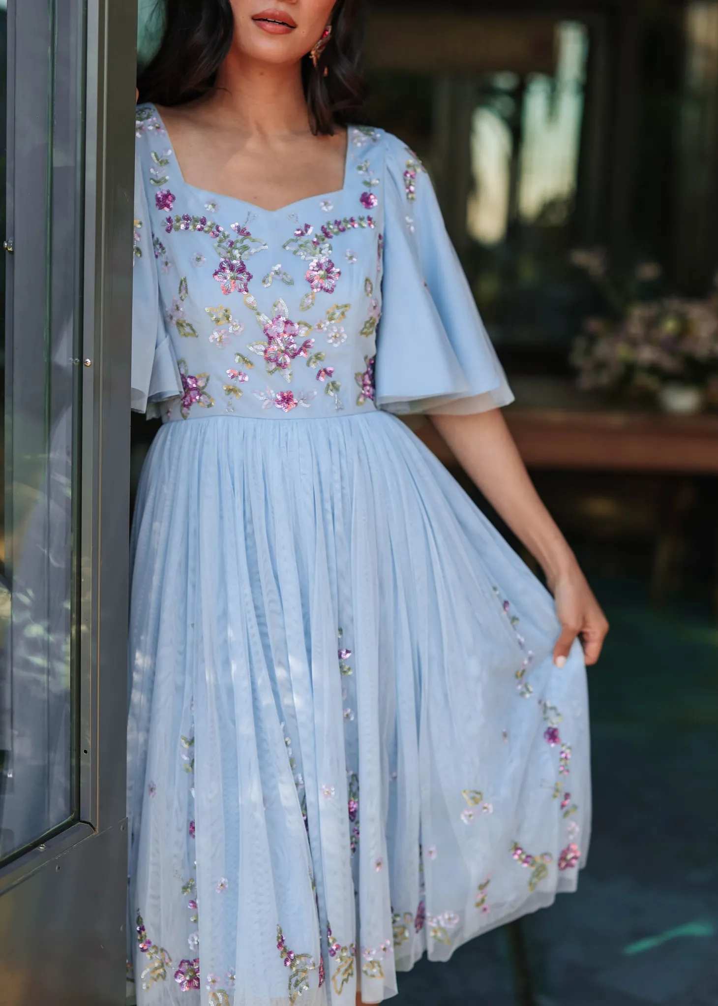 JessaKae Trending Dresses|Midi Dresses*Dewdrop Dress DewdropBlue