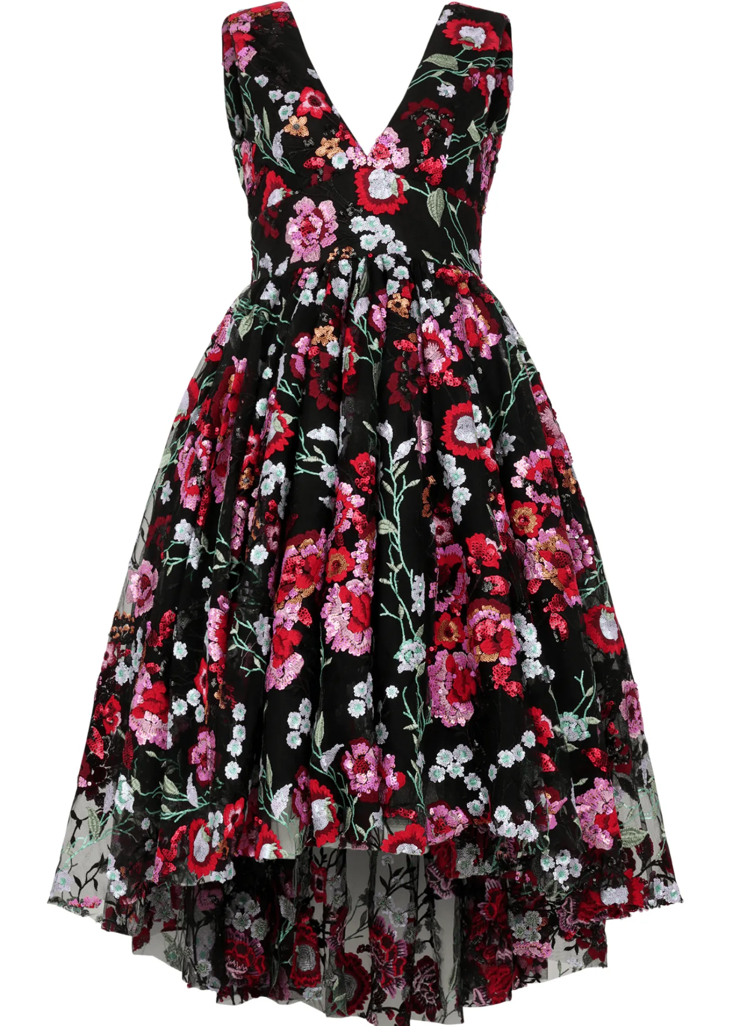JessaKae Midnight Collection|Midi Dresses*Ebony Rose Dress Black