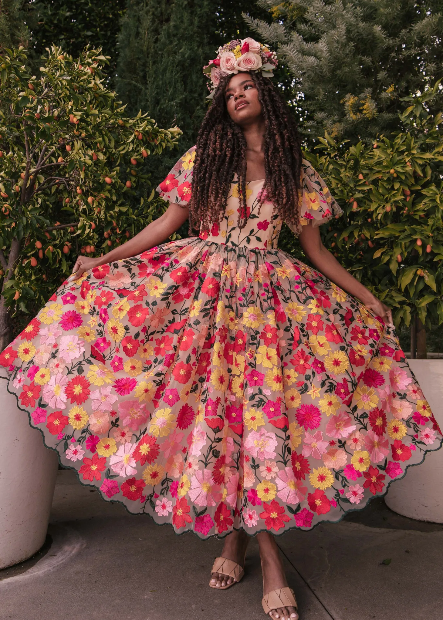 JessaKae Customer Favorites|Best Sellers*English Garden Dress GardenPink