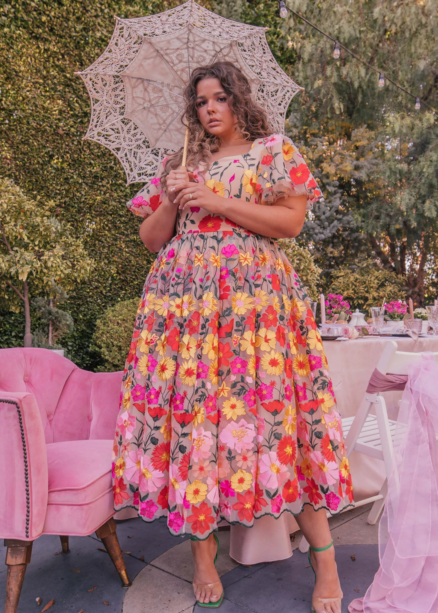 JessaKae Customer Favorites|Best Sellers*English Garden Dress GardenPink
