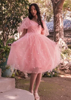 JessaKae Midi Dresses*Faye Dress Pink