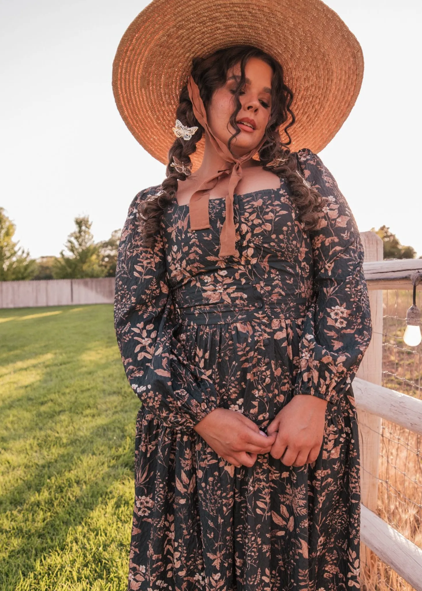 JessaKae Woodland Collection|Holiday Dresses*Fern Dress DarkGreen
