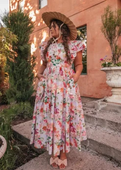 JessaKae Midi Dresses*Fleur Dress Lilac