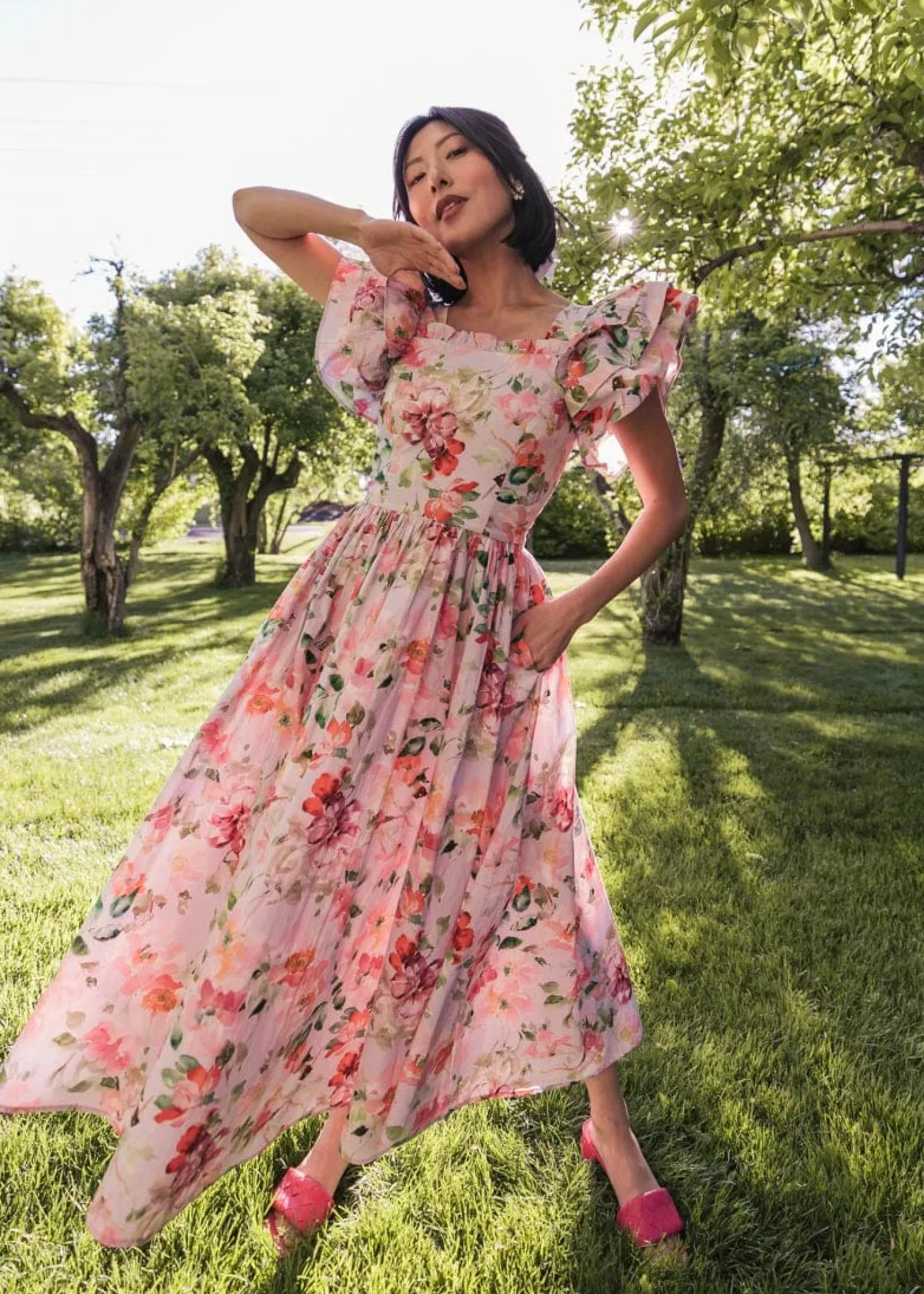 JessaKae Midi Dresses*Fleur Dress Lilac