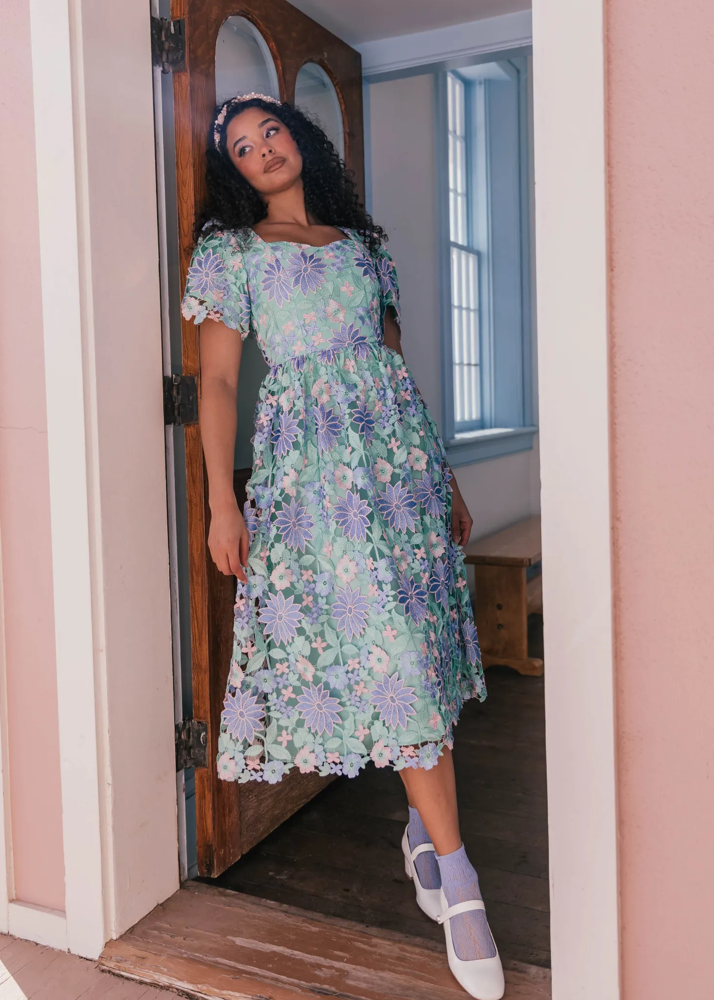JessaKae Girls Dresses Under $50*Flower Waltz Dress Mint