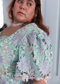 JessaKae Girls Dresses Under $50*Flower Waltz Dress Mint