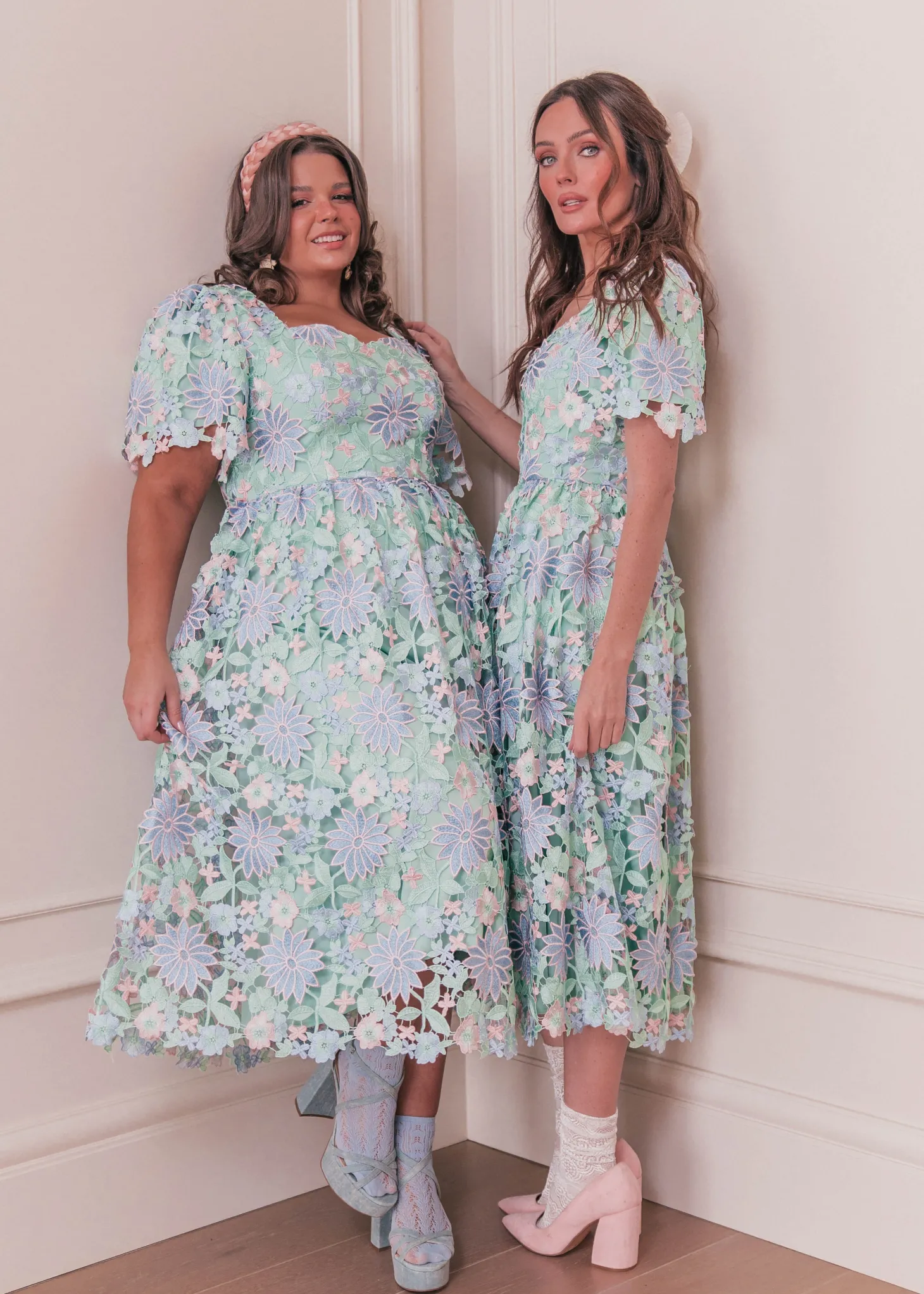 JessaKae Girls Dresses Under $50*Flower Waltz Dress Mint