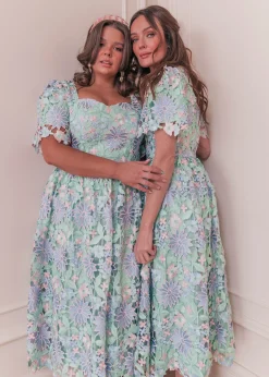 JessaKae Girls Dresses Under $50*Flower Waltz Dress Mint