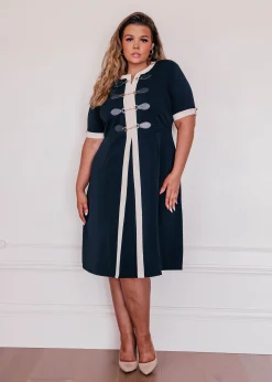 JessaKae Midi Dresses*Grace Dress Navy