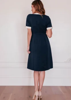 JessaKae Midi Dresses*Grace Dress Navy