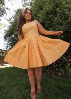 JessaKae Mini Dresses*June Dress Apricot