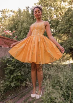 JessaKae Mini Dresses*June Dress Apricot