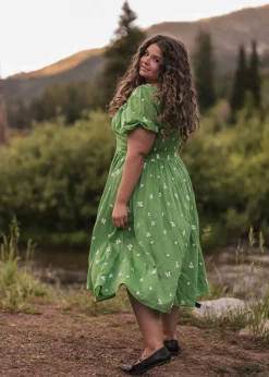 JessaKae Woodland Collection|Holiday Dresses*Juniper Dress CoolGreen