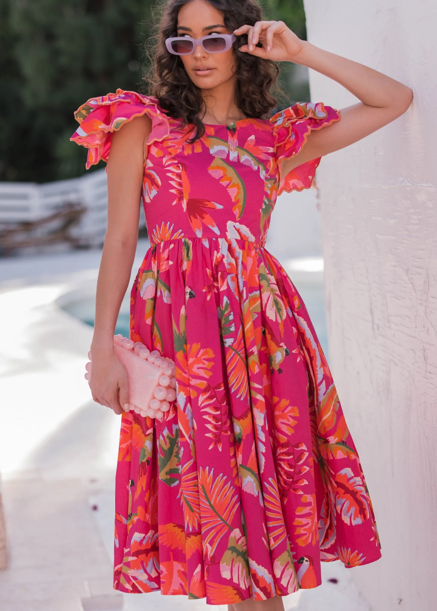 JessaKae Midi Dresses|Girls Dresses Under $50*Kala Dress Pink