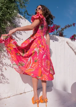JessaKae Midi Dresses|Girls Dresses Under $50*Kala Dress Pink