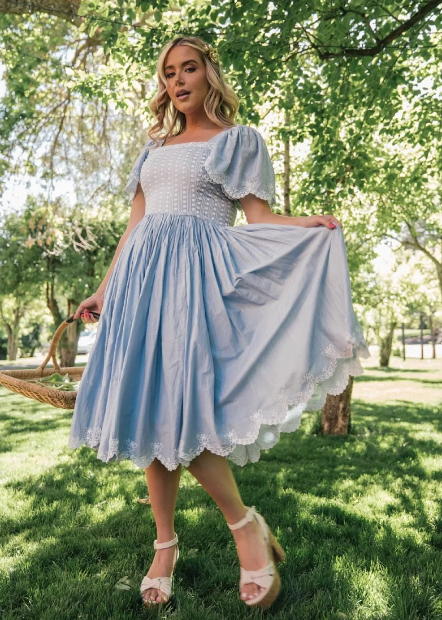 JessaKae Midi Dresses*Lila Dress Blue
