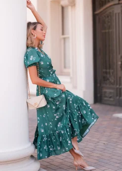 JessaKae Plaza Collection|Holiday Dresses*Lorelei Dress EvergreenMeadow