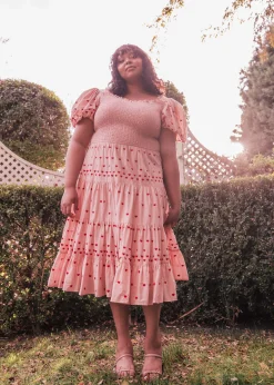 JessaKae Midi Dresses*Lover Dress Pink