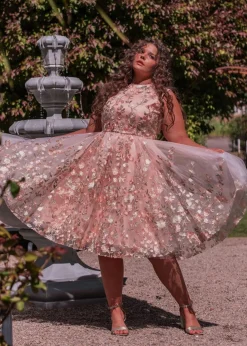 JessaKae Mini Dresses*Lucille Dress Blush