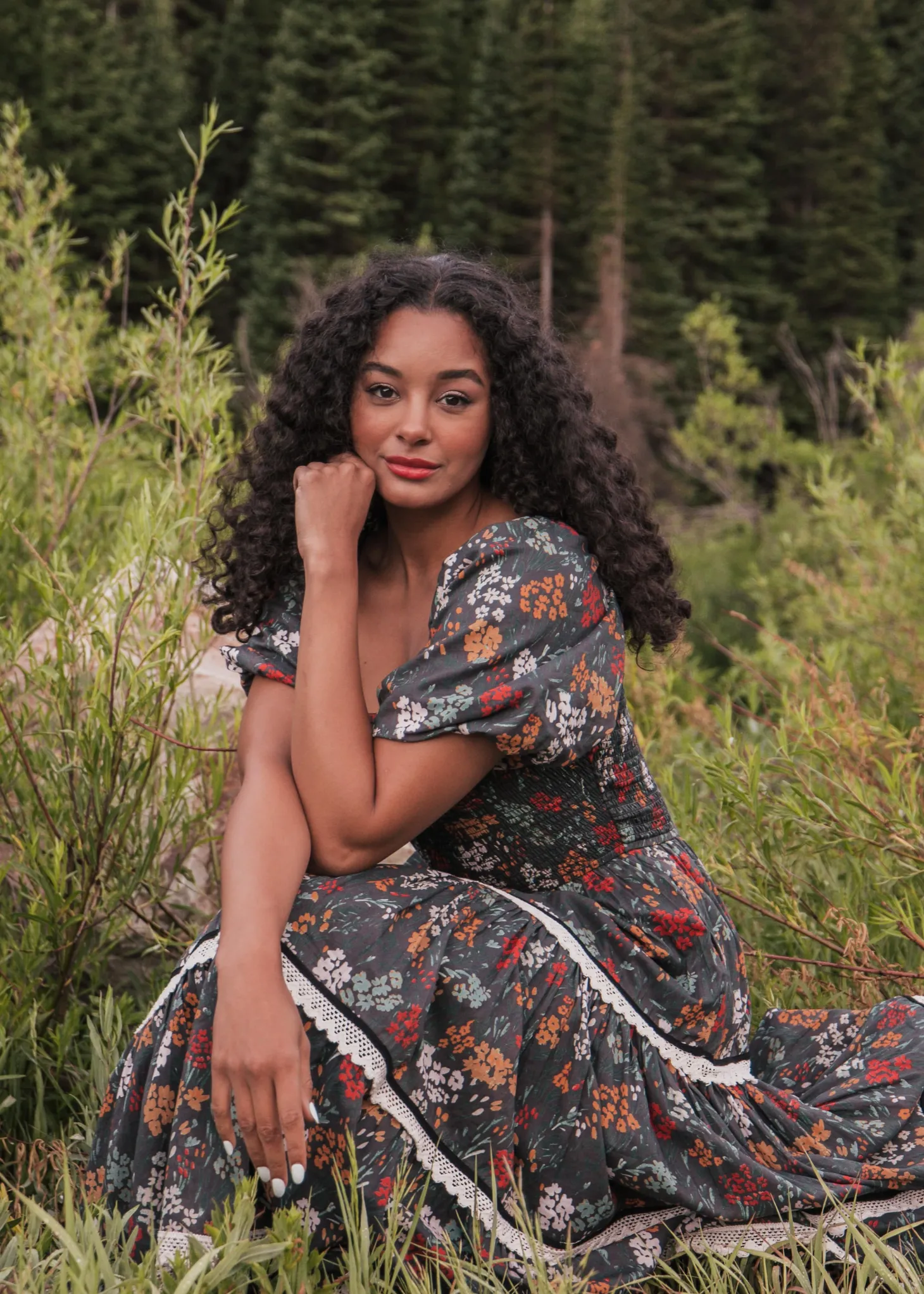 JessaKae Woodland Collection*Midnight Garden Dress DuskPrairie