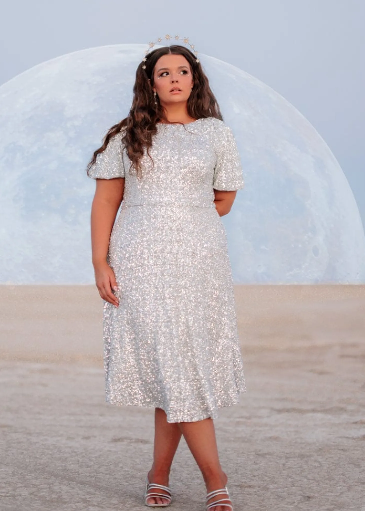 JessaKae Celestial Collection|Customer Favorites*Nova Dress StarlightSilver