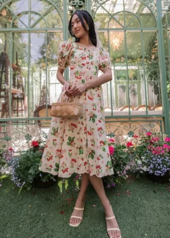JessaKae Trending Dresses|Midi Dresses*Orchard Dress OffWhite