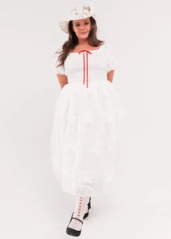 JessaKae Holiday Dresses*Poppins Dress PoppinsWhite