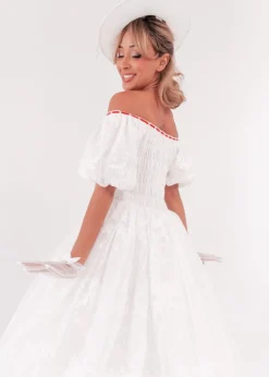 JessaKae Holiday Dresses*Poppins Dress PoppinsWhite