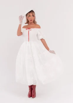 JessaKae Holiday Dresses*Poppins Dress PoppinsWhite