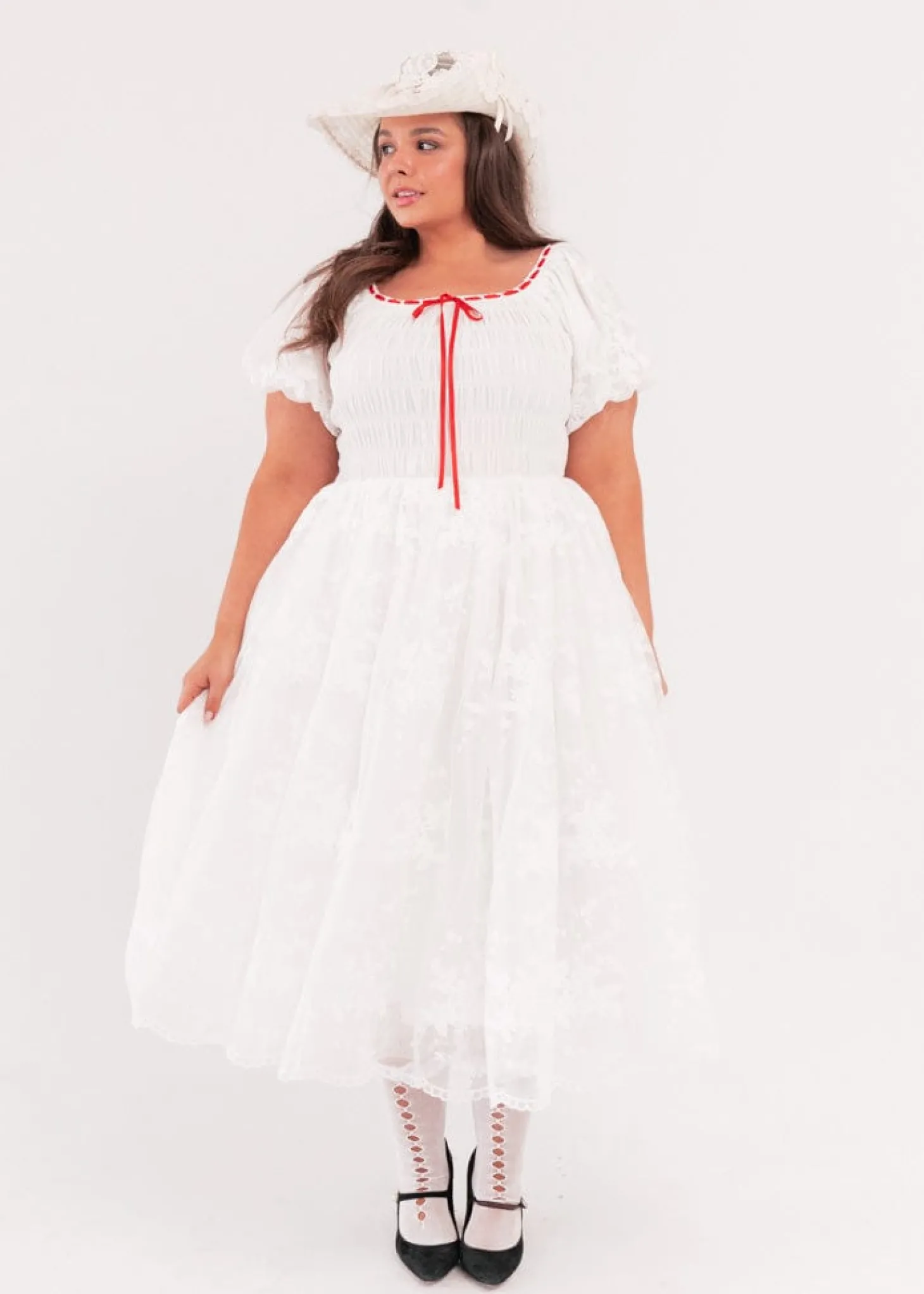 JessaKae Holiday Dresses*Poppins Dress PoppinsWhite