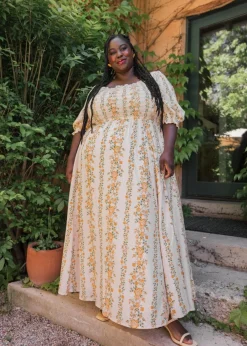 JessaKae Trending Dresses|Maxi Dresses*Rosaline Dress Cream
