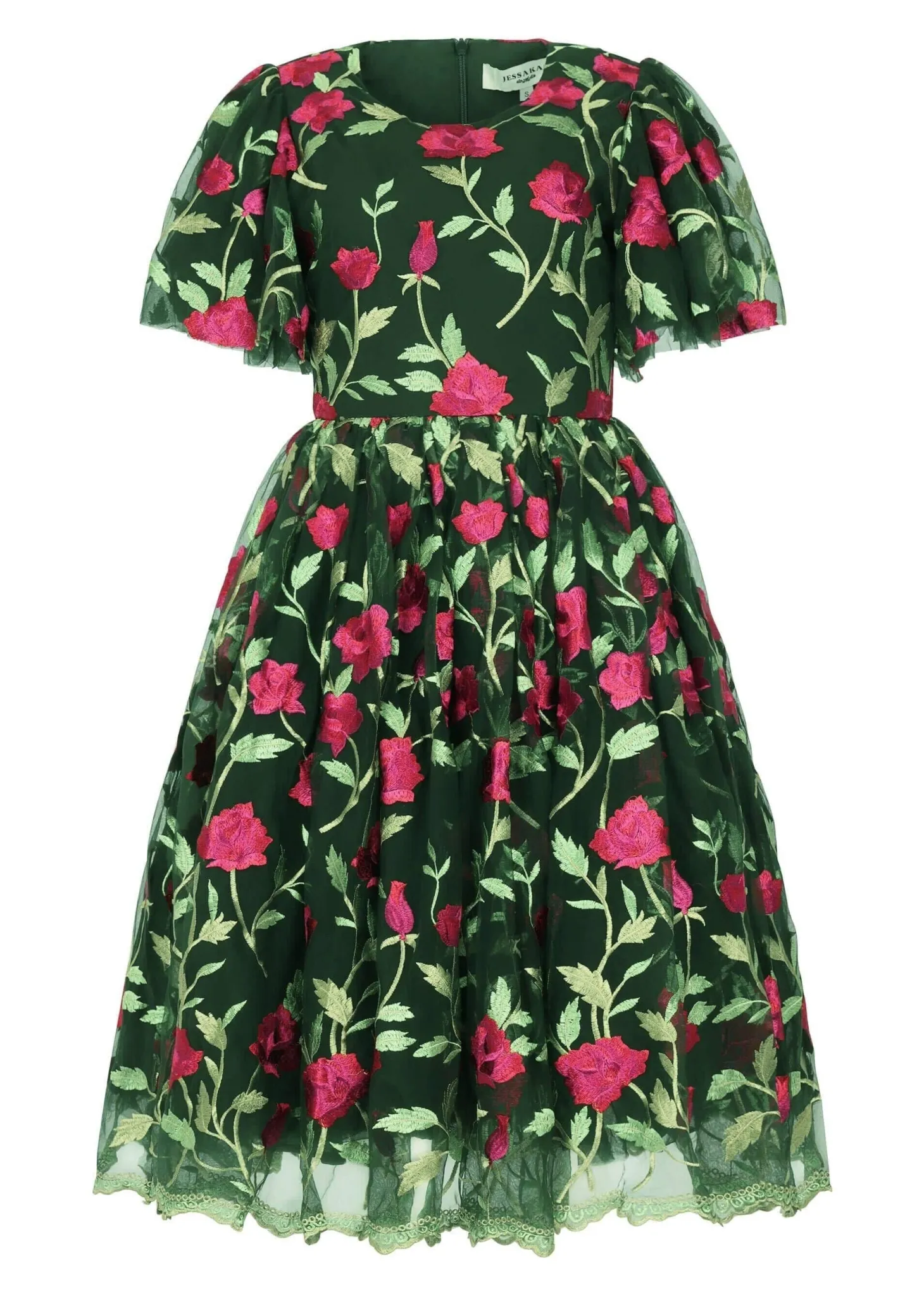 JessaKae Woodland Collection|Holiday Dresses*Rosette Dress RosetteGreen