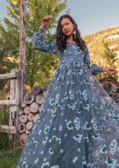 JessaKae Woodland Collection*Rowan Dress SereneBlue
