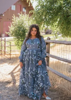 JessaKae Woodland Collection*Rowan Dress SereneBlue