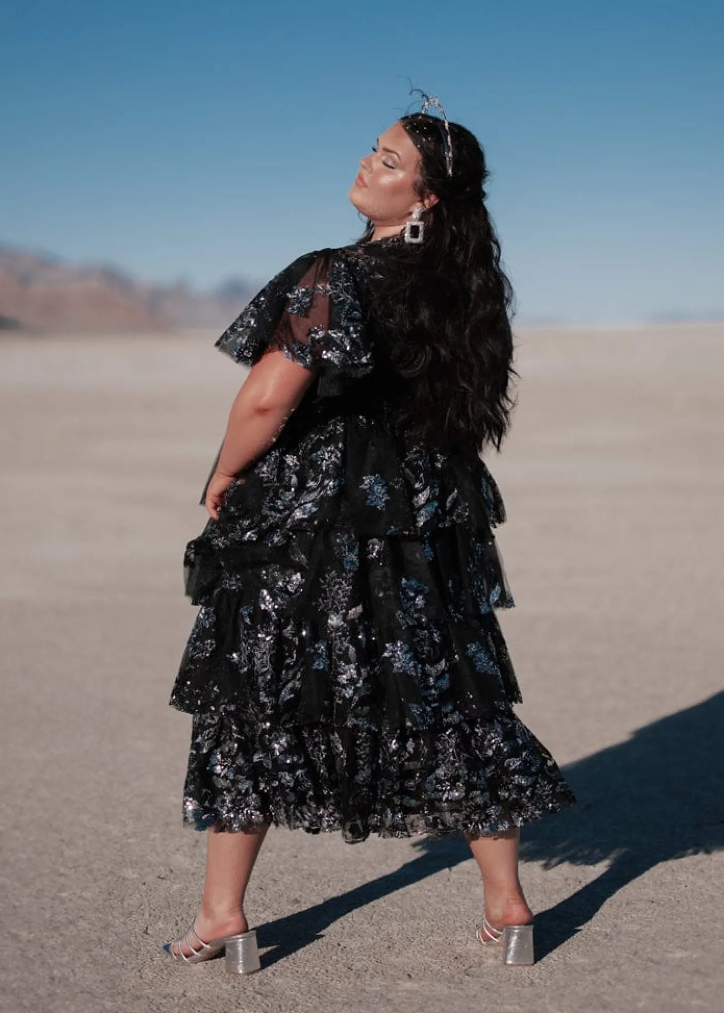 JessaKae Celestial Collection|Holiday Dresses*Selena Dress BlackShimmer